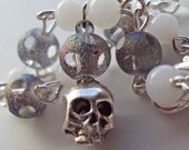 Skull and Alabaster Bracelet