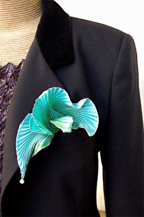 Silk Charmeuse Shibori Pocket Squares