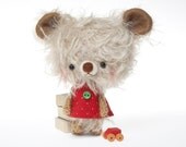 mohair bear plushie stuffed toy -made to order- Miu -