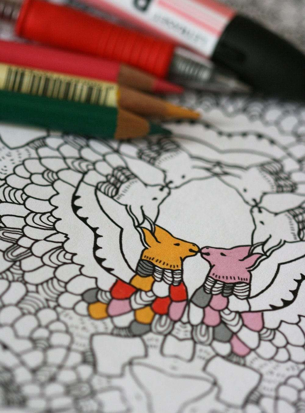 Colour In Collaboration No. 4 - Patterns - Printable Colour In Pages