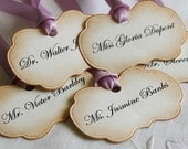 25 Wedding Place Tags - Wedding Name tags - Custom Wedding Tags