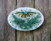 Biology Art Glass, Science Art, Amoeba Love - A New Day