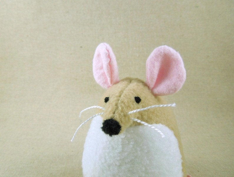 Tan Mouse Stuffed Animal