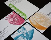 Bountiful Calling Cards - Assorted designs in a set of 50