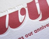 Letterpress WTF Love Card