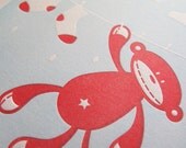 Set of 8 Baby Shower Fill In Invites Letterpress
