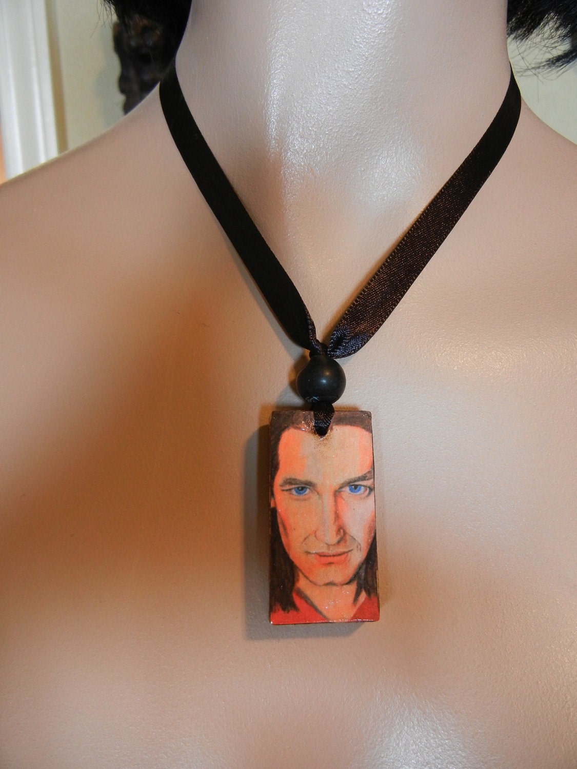 U2 Bono domino pendant  necklace  SALE