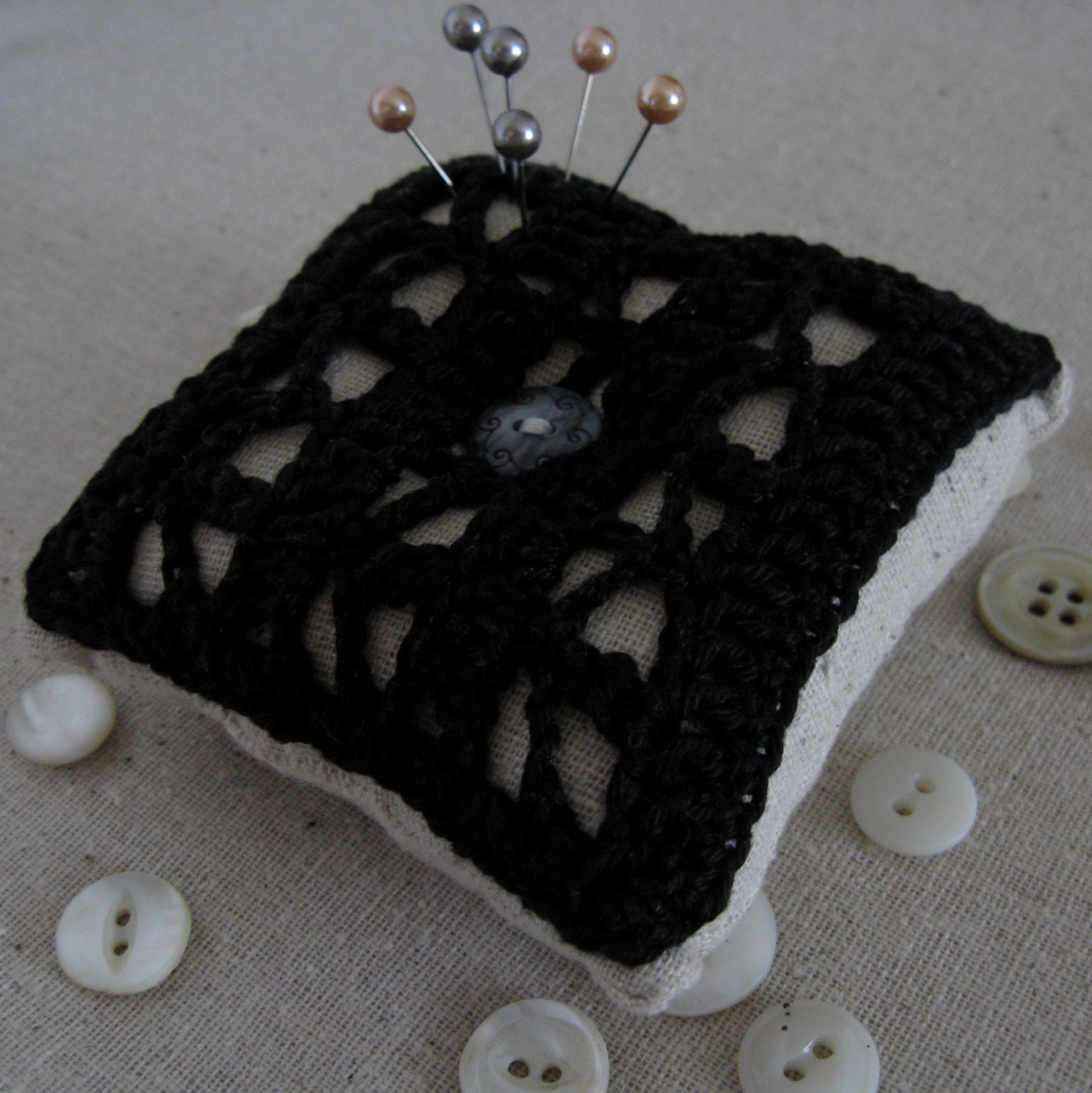 Coal Pincushion 2