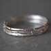 Stack Bangle in Sterling Silver