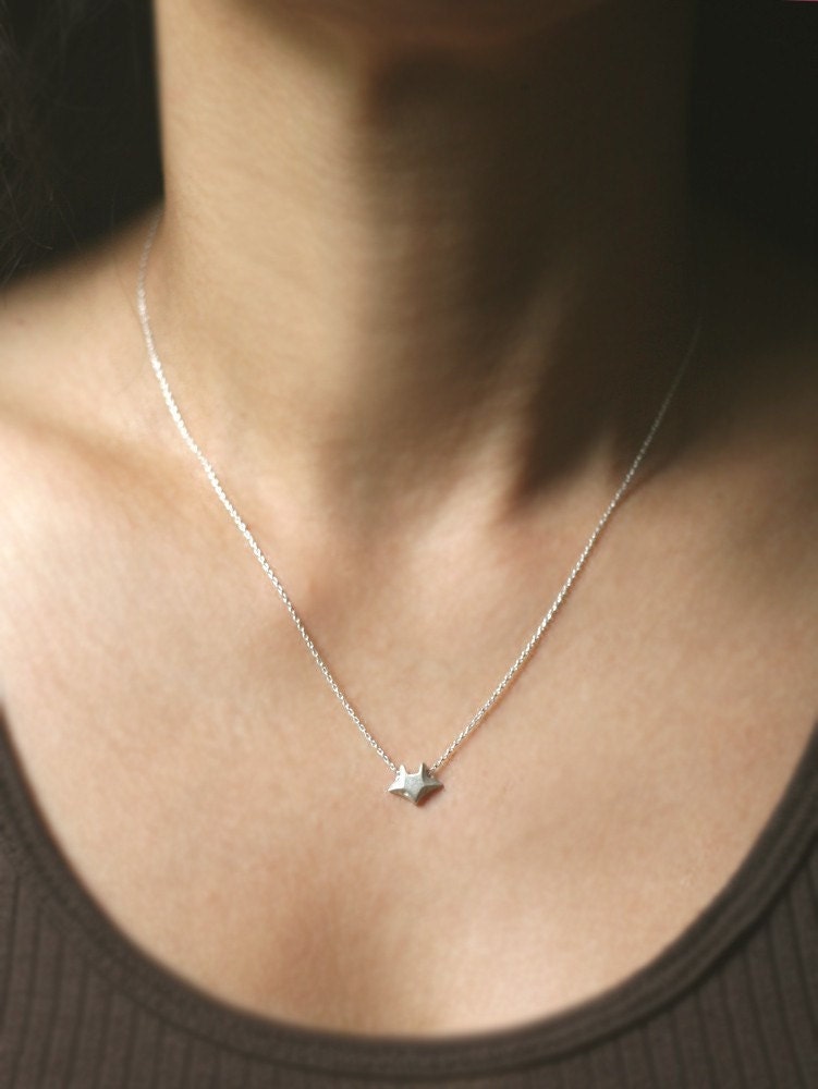 Fox Necklace in Sterling Silver