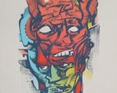 Awe & Suspicion limited edition screenprint