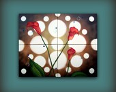 Large Original PAinting...Crimson Calas...HUGE Abstract Contemporary Modern Art Multi Panel by HD Greer