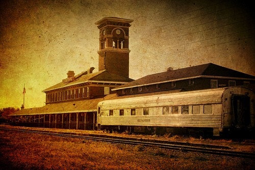 Titletown Brewing Company 8x12, Green Bay Wisconsin, Beer, Train, Micro Brewery - Home Decor