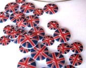 Buttons x30pcs Union Jack mini Buttons awesome for sporty projects and there is a Royal BABY on the way