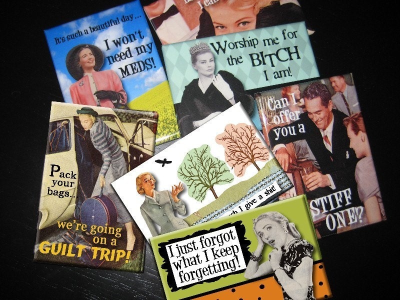 I'm not a (beep) I just have a low (more profanity) tolerance FRIDGE MAGNET