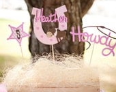 Giddy Up Cowgirl Centerpiece Pink Western Set of 3 Personalized