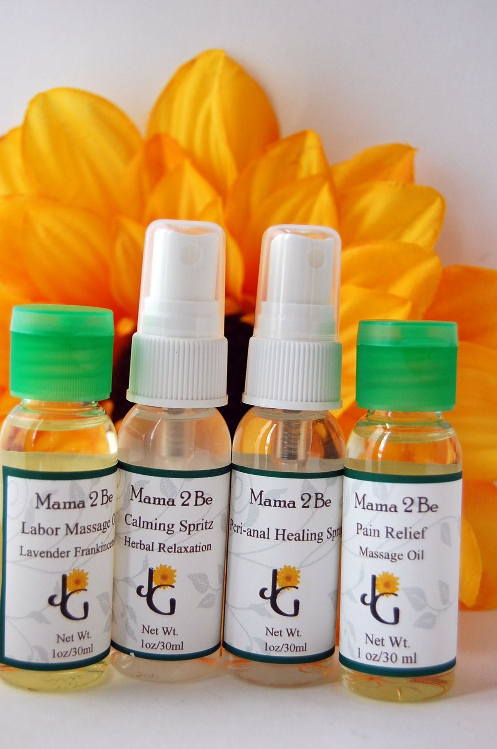 Natural Labor Relief Pain Reduction Aromatherapy Kit