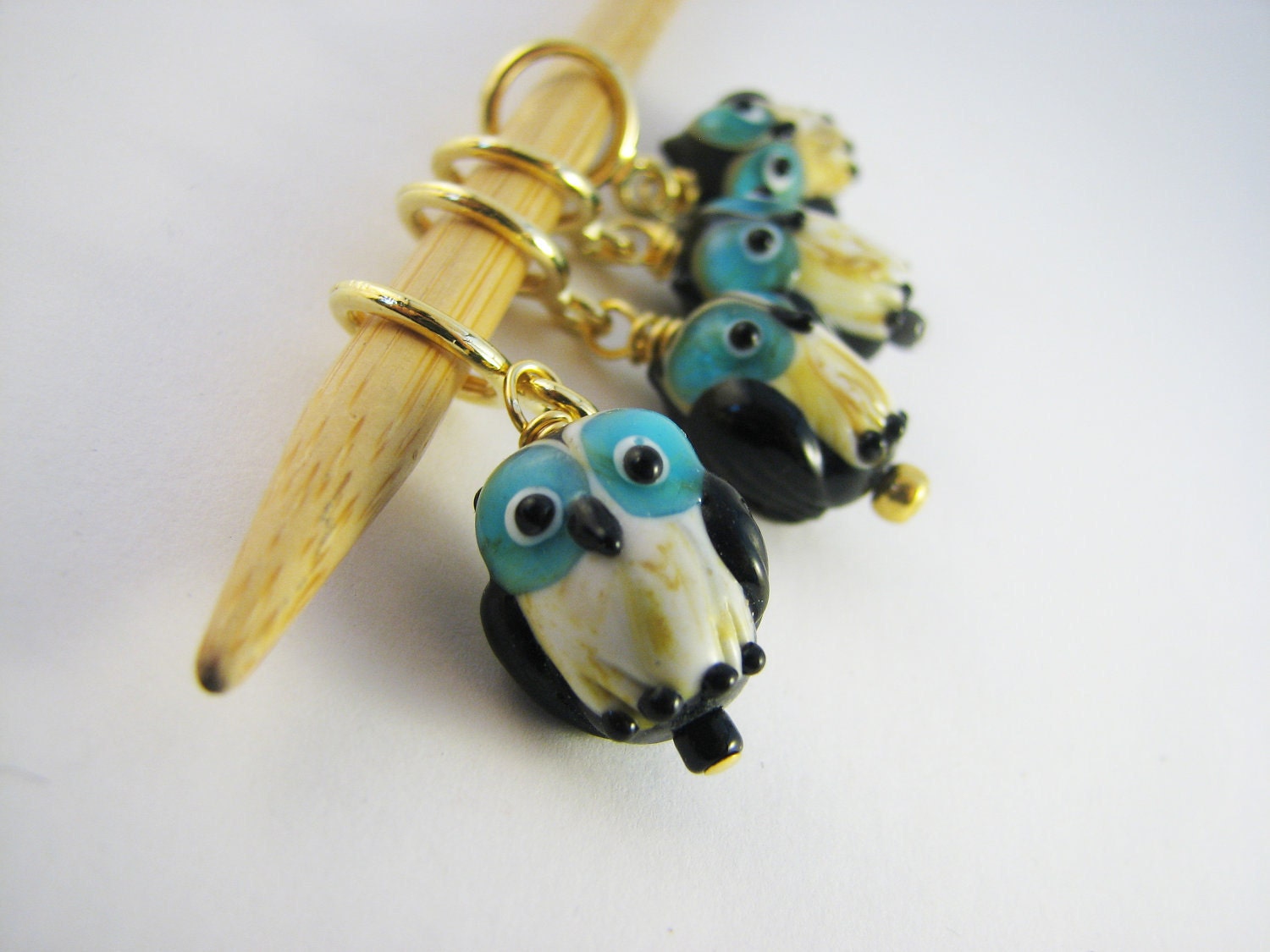 A Parliament of Owls Non-Snag Stitch Markers