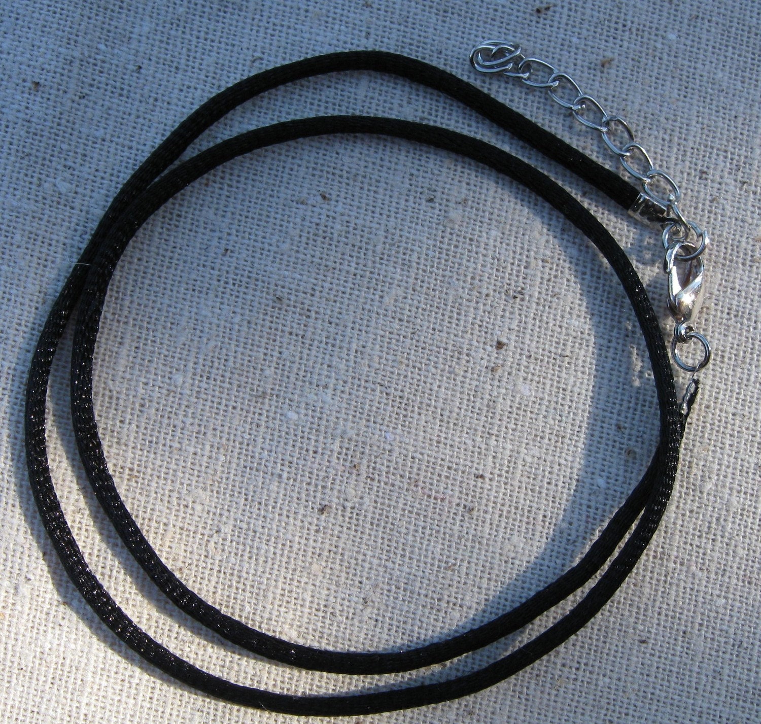 Black Satin Cord