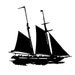 Schooner- Hand Cut Paper Silhouette 8x10