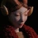 On SALE Centered, art doll, mixed media sculpture