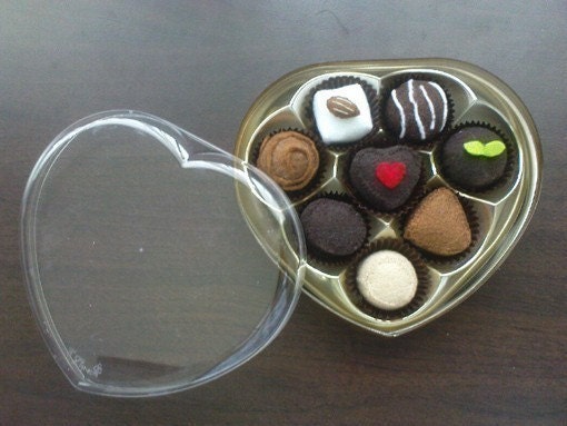 Felt Patterns - DIY Felt Tea Party Food Set - Perfect Valentines Day Gifts (PDF Patterns and Instructions via Email)