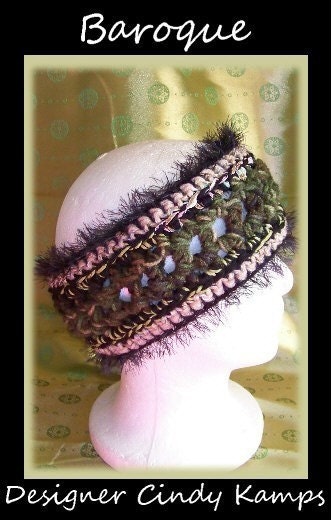 BAROQUE Headband Crochet Pattern Plus FREE Bonus pattern