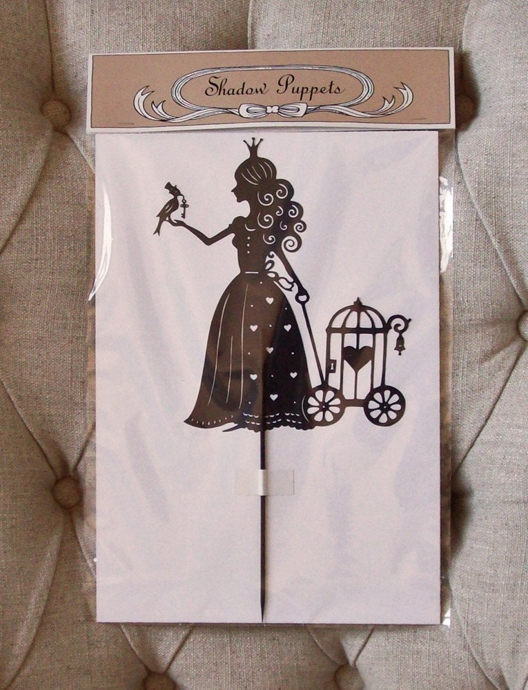 Snowqueen/ Laser cut Shadow Puppet/ Fairy Tale Series