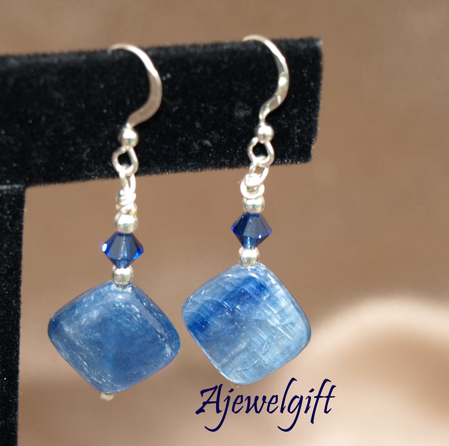 Kyanite Blue Earrings 11081