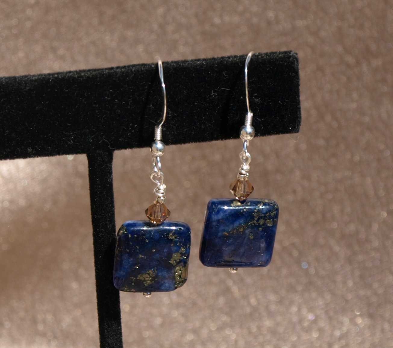 Lapis Lazuli Earrings (9055)