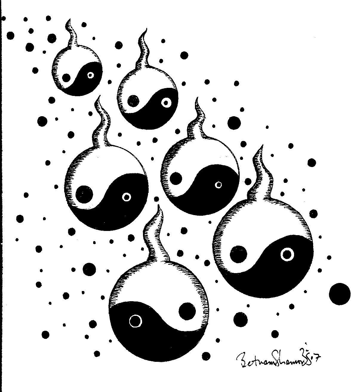 COSMIC YIN YANG SPERM FROM OUTER SPACE