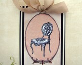 Parisian Chic Chair Gift Tags