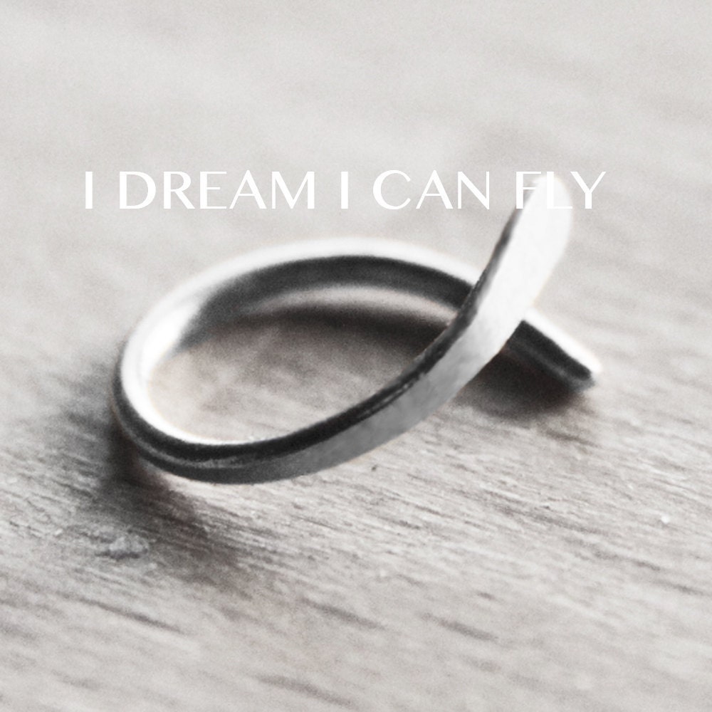 One 8mm 20g Silver Cartilage Hoop - One 8mm Sterling Silver Loop Open Hoop Earring
