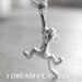 Monkey necklace in polished sterling silver - PRIORITY MAIL