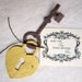 100 Save the Date Lock and Key Announcement Wedding Favor - Flower Seed - DIY Supplies