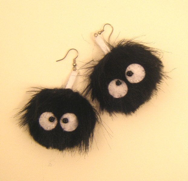 Totoro/Spirited Away earrings