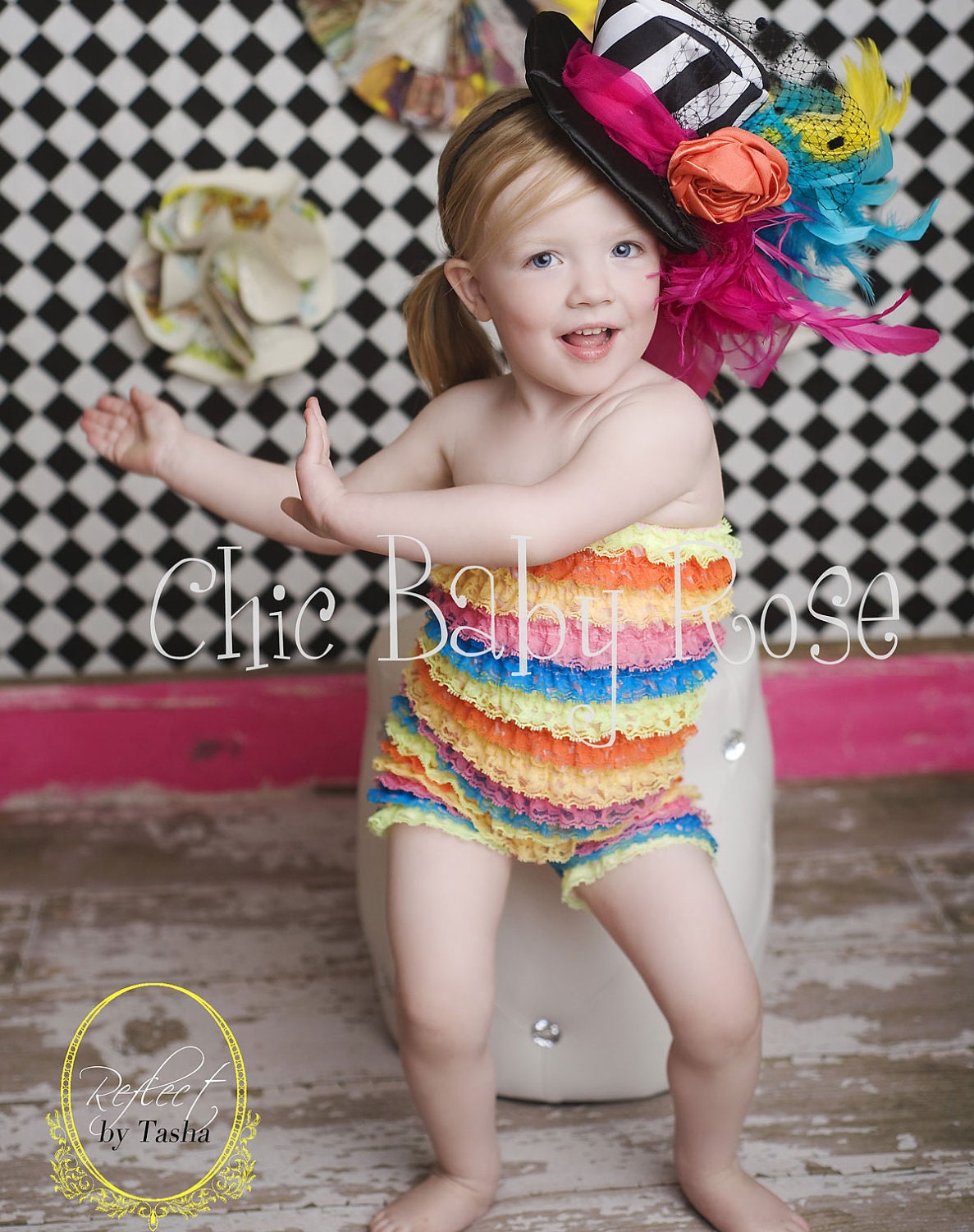 The Original Petti Romper Big Girl Multi Color By Chic Baby Rose