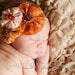 Velvet and Lace Flower Clip or Band by Chic Baby Rose Great Photography Prop