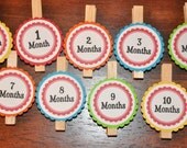 Photo Clips. Photo Banner. DIY Photo Banner. First Birthday. Primary Colors. Blue. Green. Yellow. Red. Orange