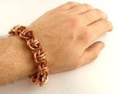 Ultimate Solid Copper Bracelet - Square Links
