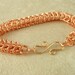 Simple Copper Bracelet - Inca Puno Chainmaille