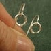 Endless On Edge Circle Earrings - Sterling Silver