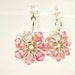 Sterling Silver Eternity Breast Cancer Awareness Earrings - A Medley of Pink Swarovski Crystals