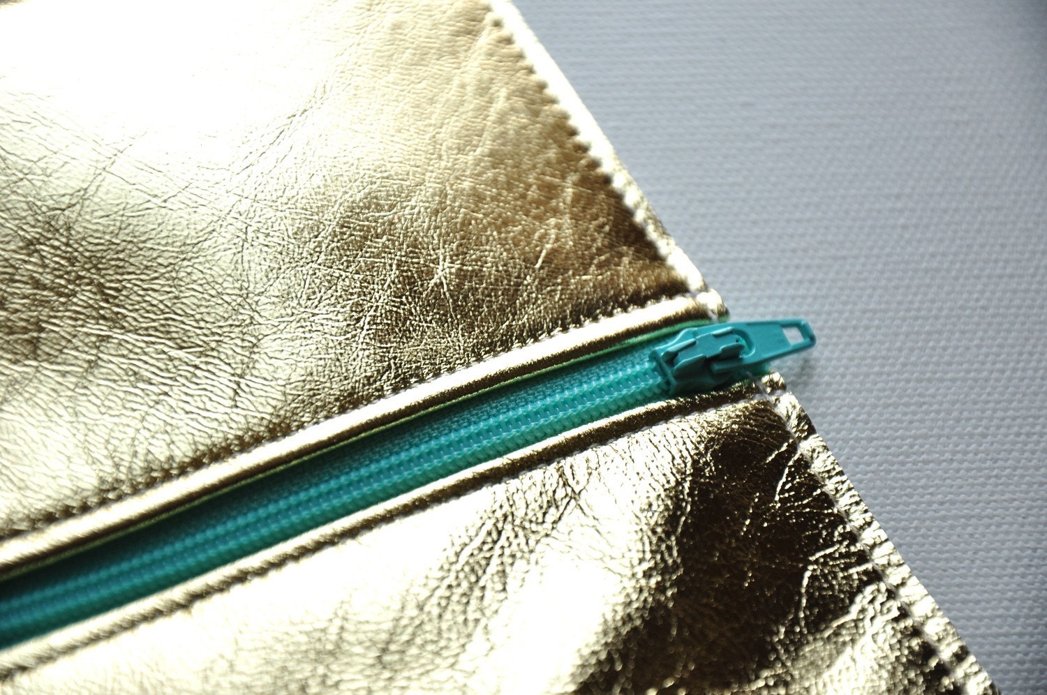 Gold Leather Wallet