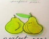 It's All Peaches and Pears-Notecard Set