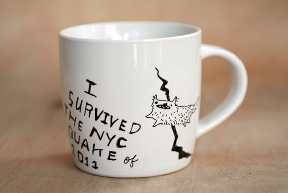 I SURVIVED the QUAKE  - mug
