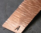 Personalized Copper Waves Bookmark