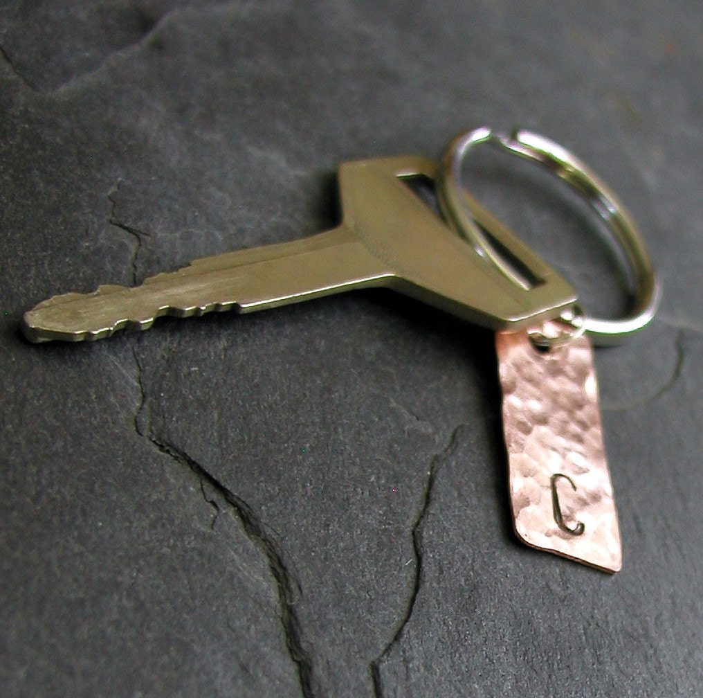 Personalized Copper Keychain