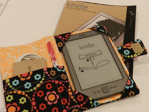 Quilted Kindle Cover Pick Your Own Fabrics