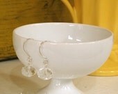 Ice Crystal Drop Earrings- Sterling